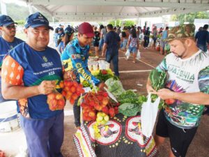 Imagem da notícia - <strong>ADS participa da Feira da Agricultura Familiar e Pirarucu Manejado no 24º Ecofestival do Peixe-boi em Novo Airão </strong>